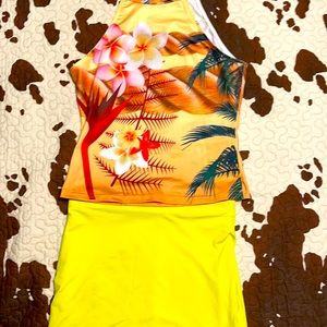 Chick me skirt and top brand new